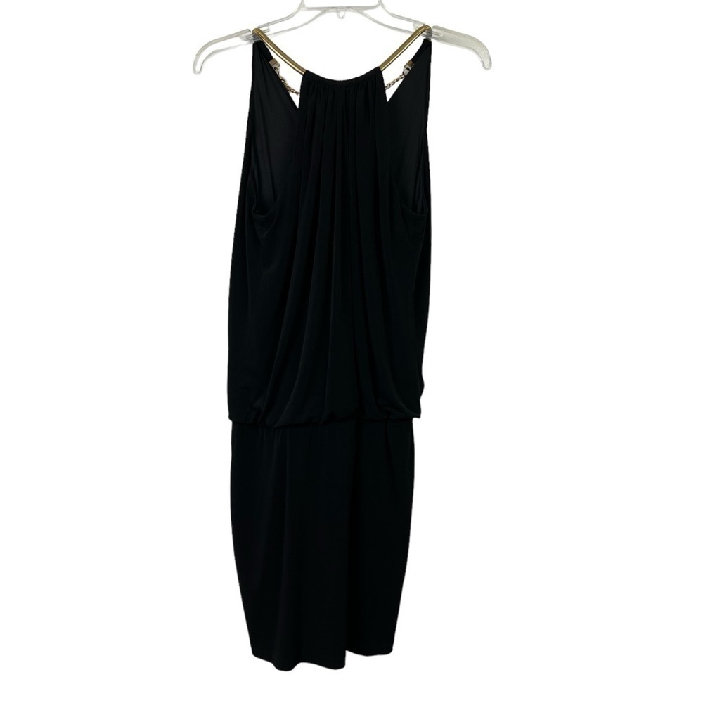 Jessica Simpson Women’s Blouson Party/Cocktail Business Dress Sz 4 Black/Gold